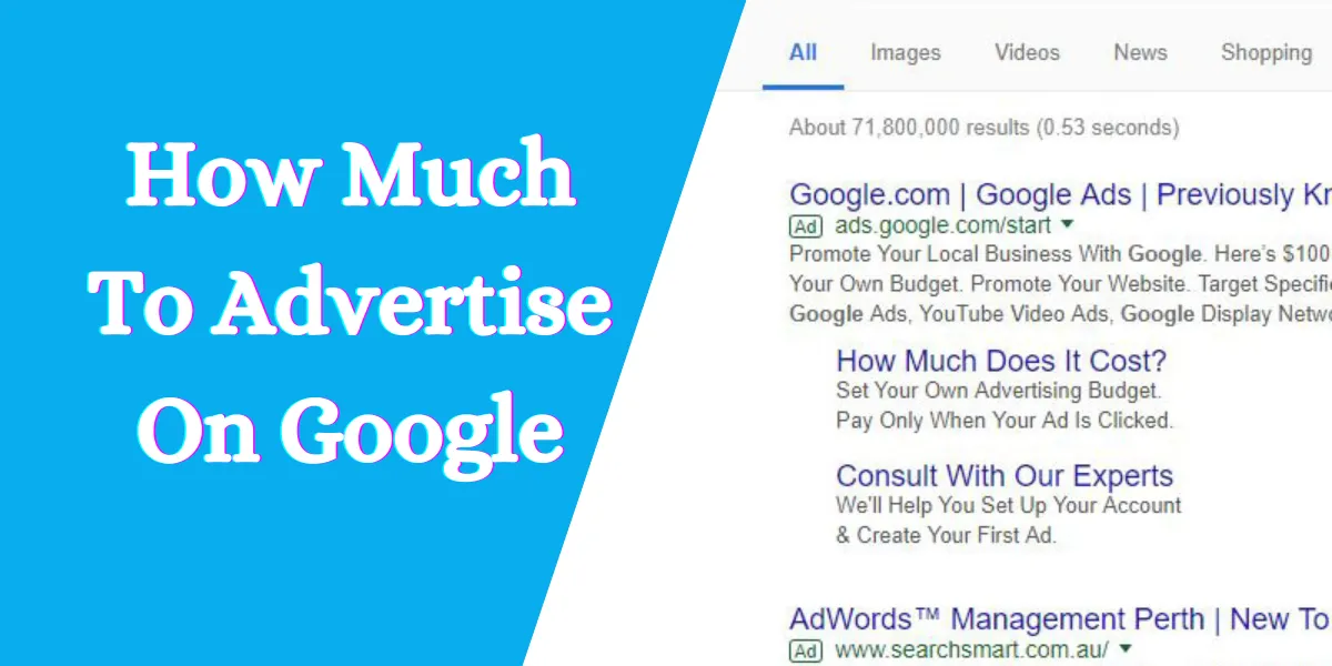 How Much To Advertise On Google